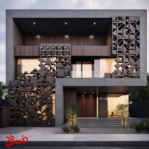 طراحی نمای مدرن